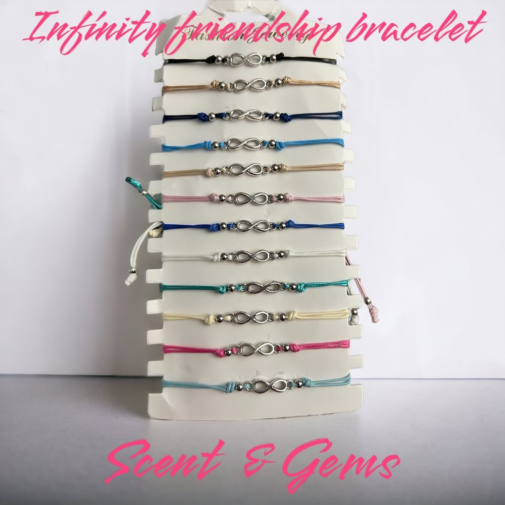 Scent & Gems, Infinity friendship bracelet